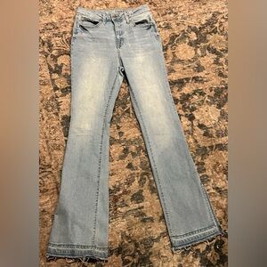 Blue Spice Light Blue Flare Jeans